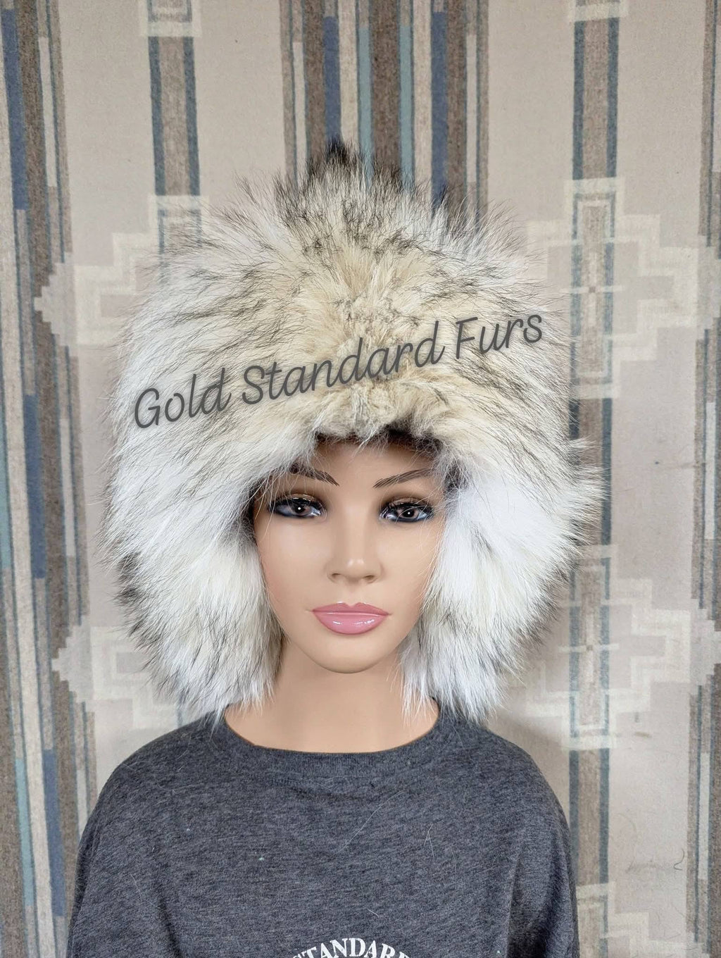 Pale Wolf Trapper Hat - Brown