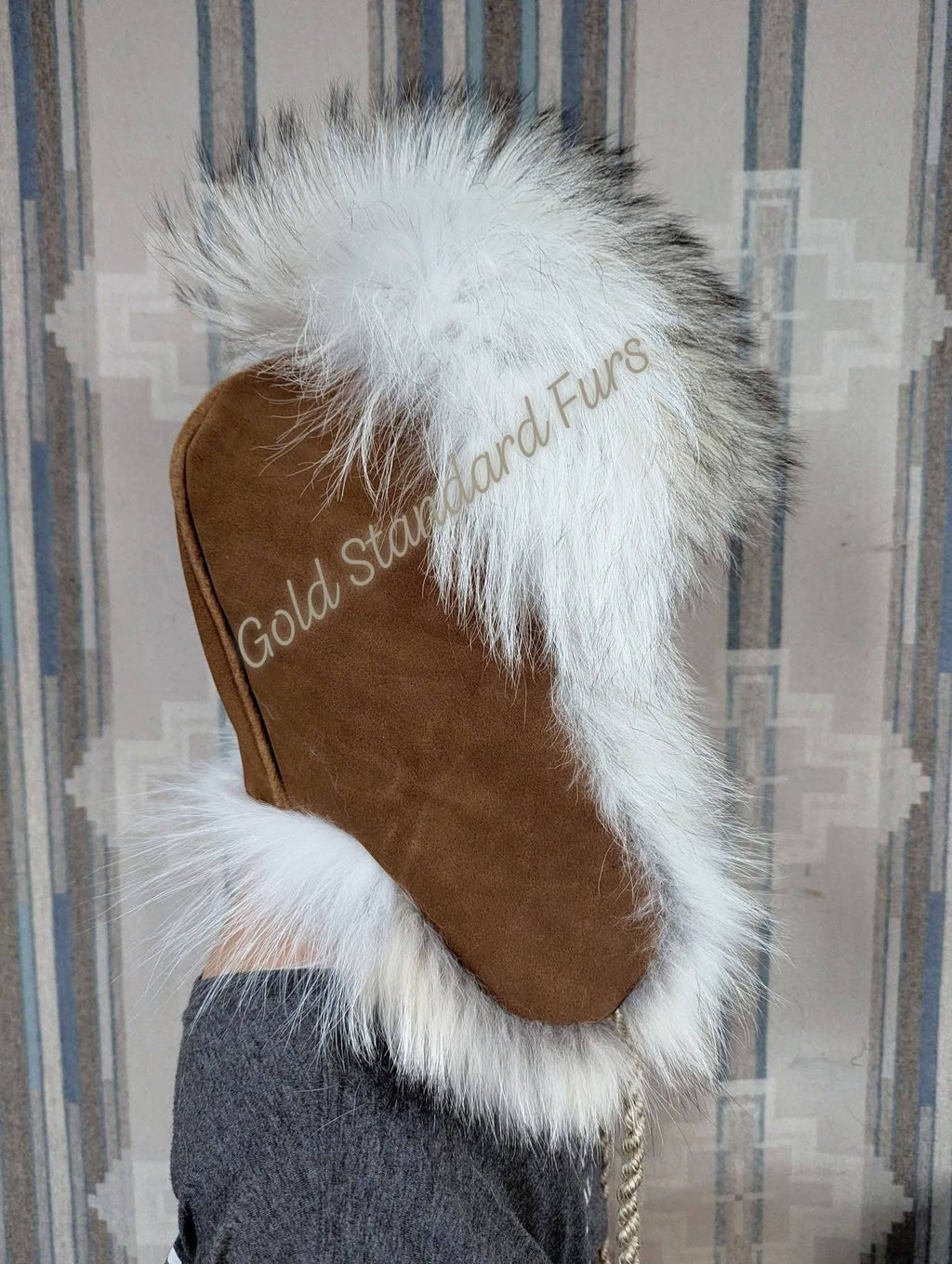 Pale Wolf Trapper Hat - Brown