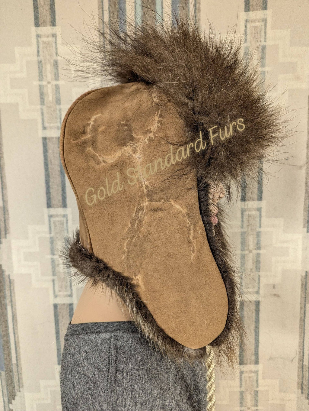 Grizzly Bear Trapper Hat