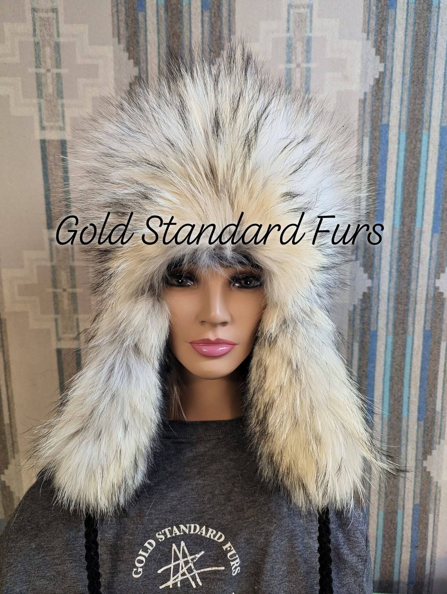 Pale Wolf Trapper Hat - Black