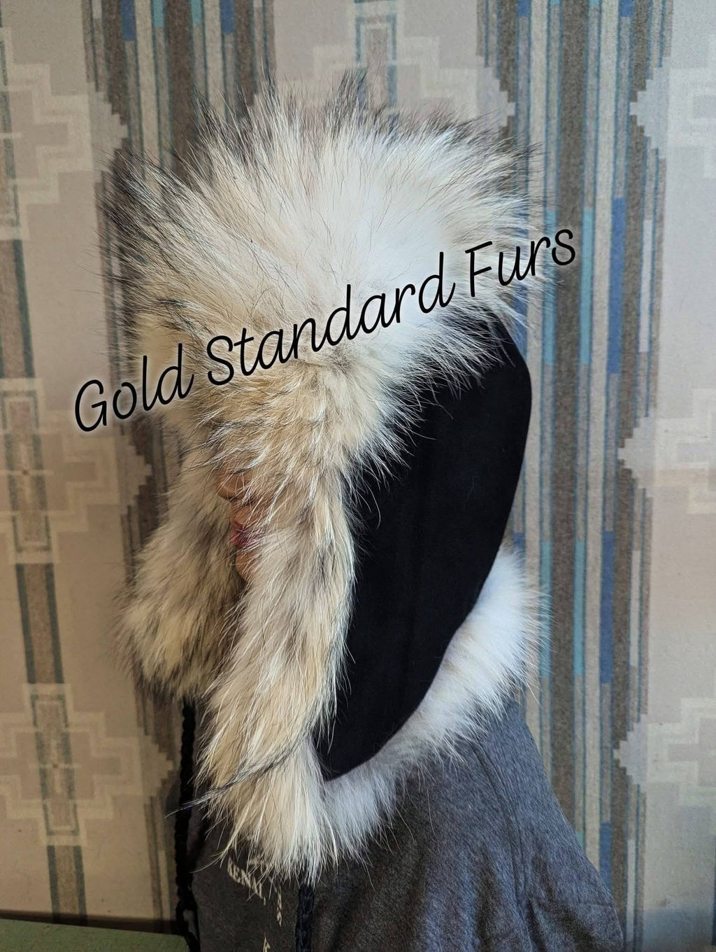 Pale Wolf Trapper Hat - Black