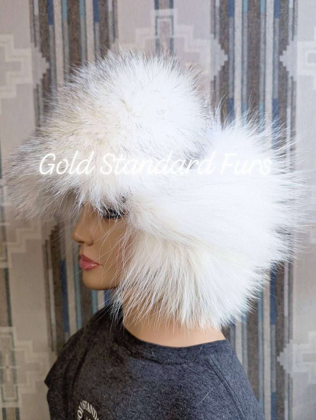 White Wolf Trapper Hat