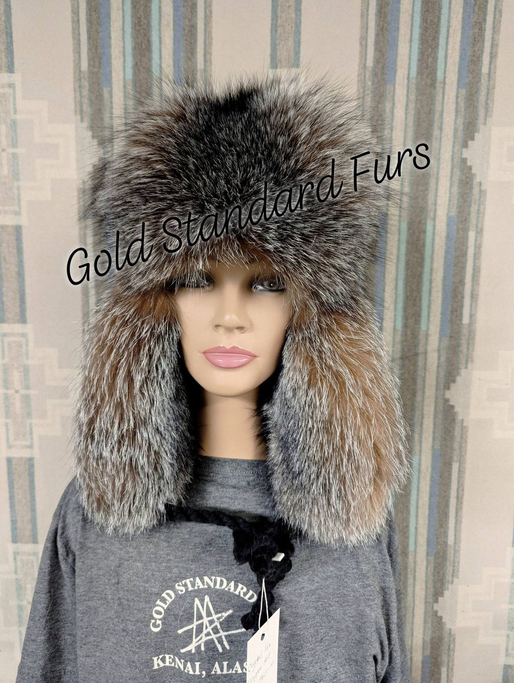 Crystal Fox Trapper Hat