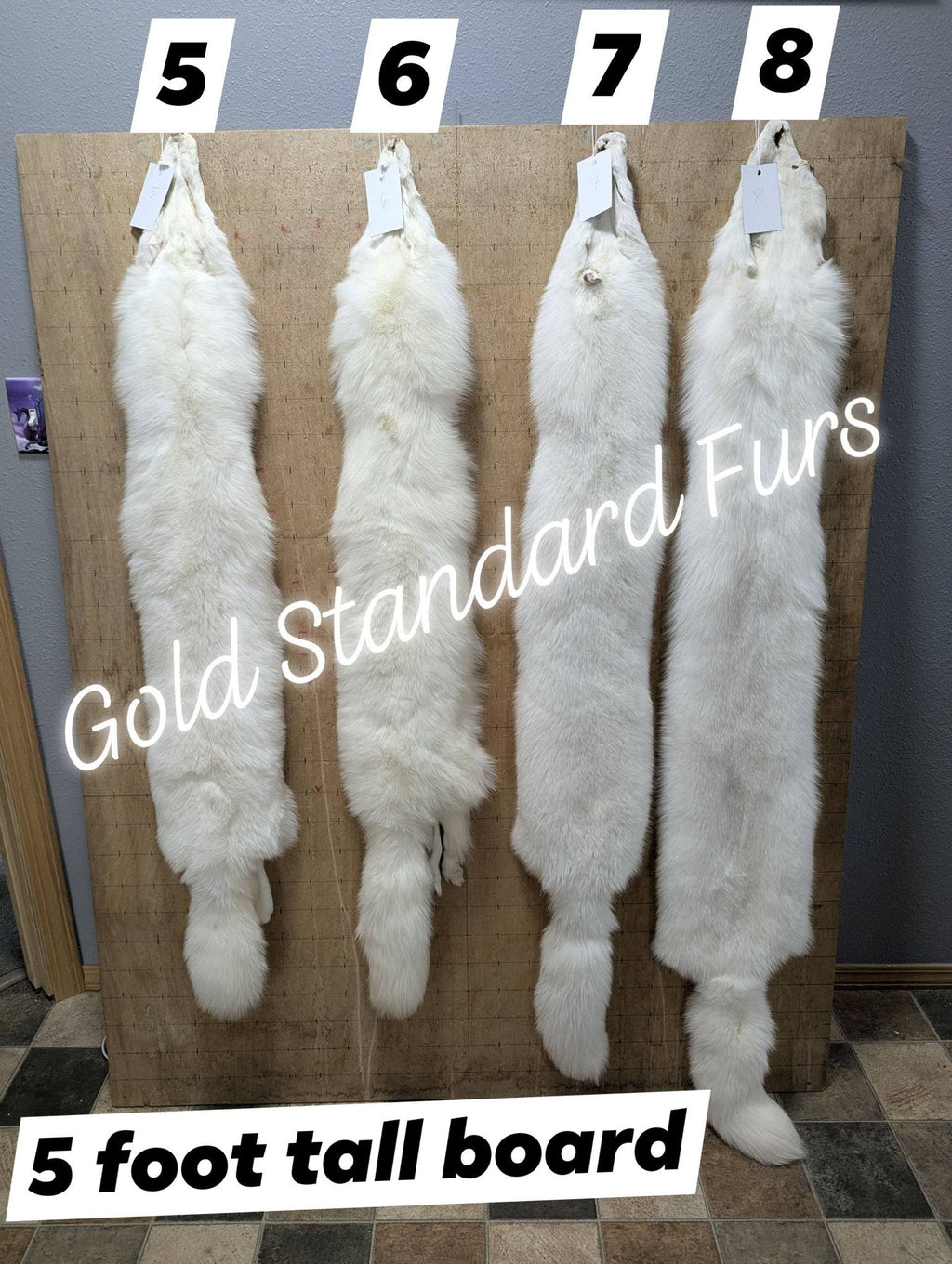 White Fox Pelt – Garment Tanned