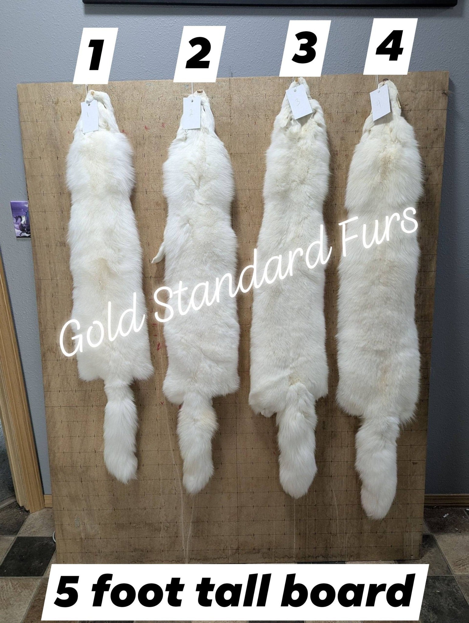 White Fox Pelt – Garment Tanned