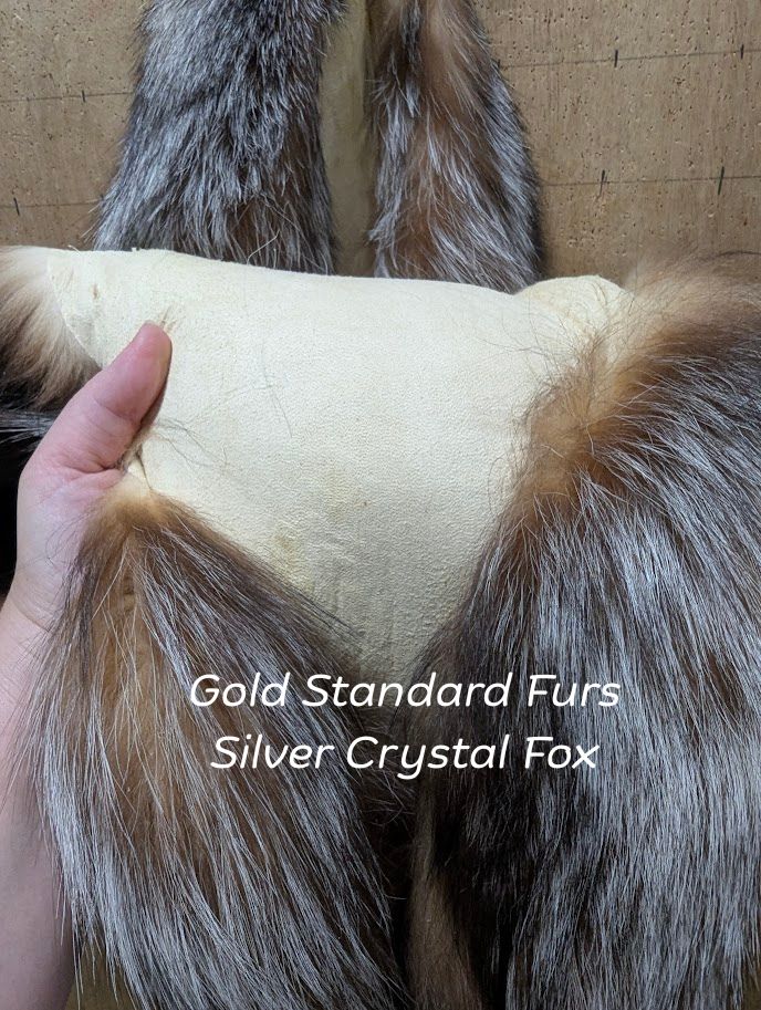 Silver Crystal Fox Pelt