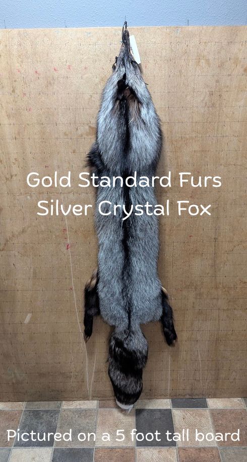 Silver Crystal Fox Pelt