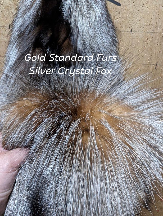 Silver Crystal Fox Pelt