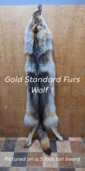 Ethically Sourced Female Wolf Pelt – Regular Color #1