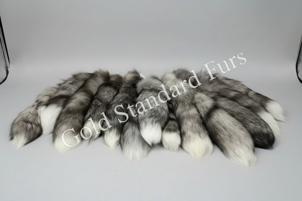 Indigo Frost Fox Tail