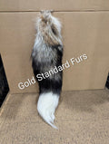 XXL Gold Cross Fox Tail