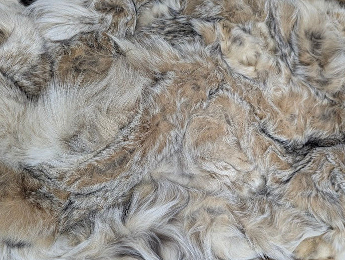 lynx pelts fresh back from the tannery