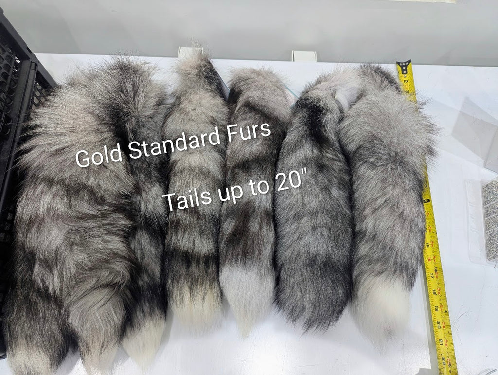 Indigo Frost Fox Tail