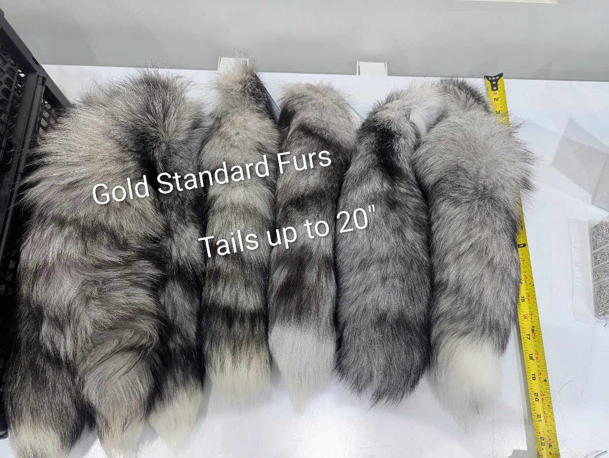 Indigo Frost Fox Tail
